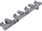 Flauta do Bico Injetor para Renault Duster 1.3 16V Turbo 2023 até 2026 - Cod. 175207319R